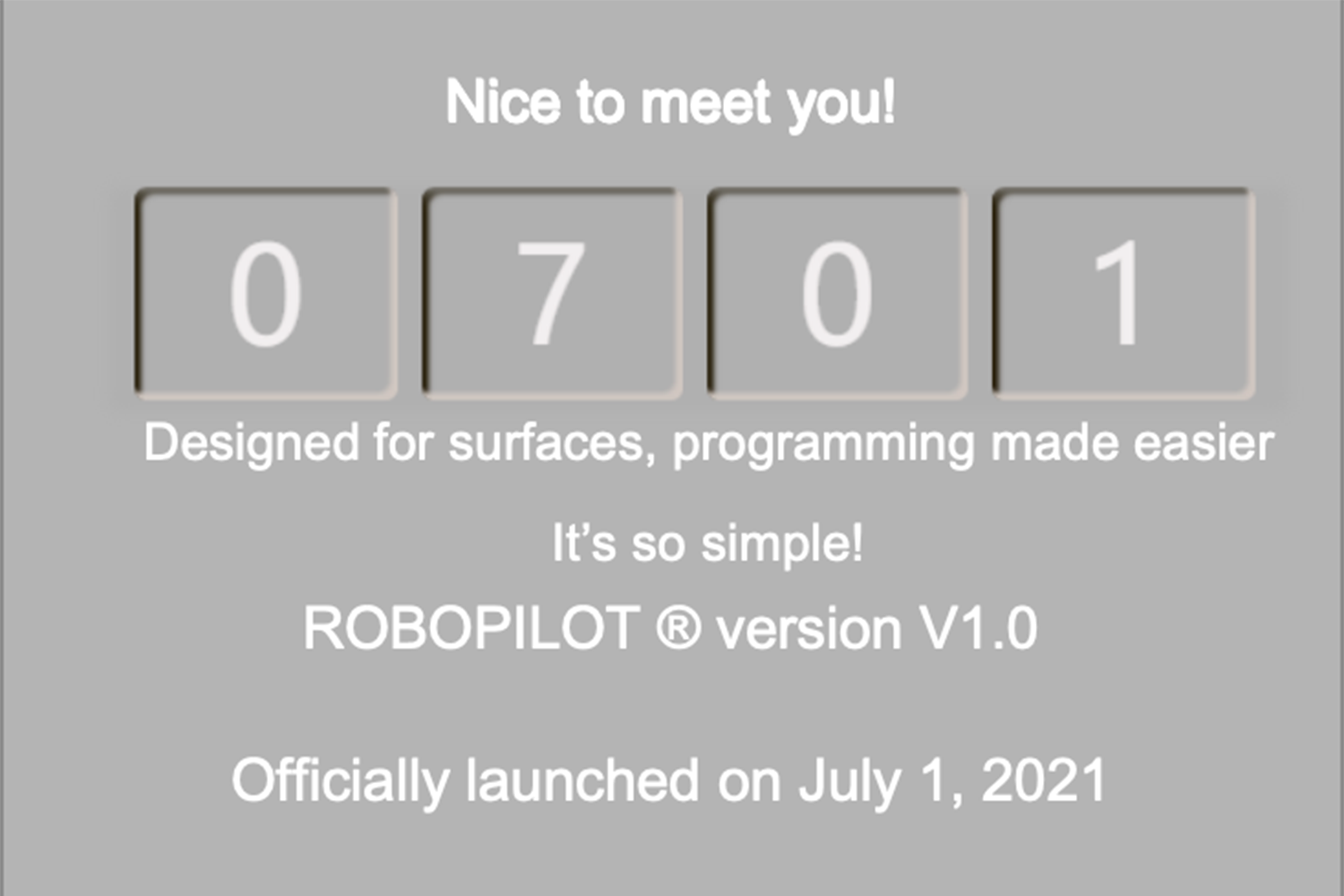 SURFACE patent software ROBOPILOT ® is officially launched!